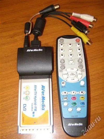 Лот: 2295809. Фото: 1. tv-тюнер avertv hybrid+fm (pcmcia... ТВ-тюнеры и карты захвата