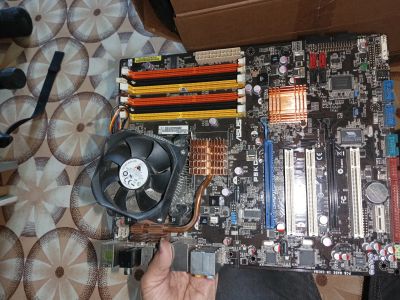 Лот: 20234570. Фото: 1. Материнская плата asus p5kc. Материнские платы