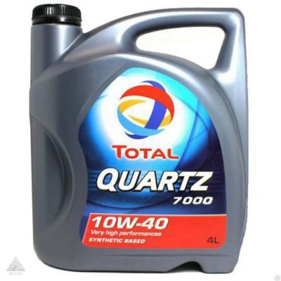 Лот: 10581284. Фото: 1. Total Quartz 7000 10W-40, 4L. Масла, жидкости