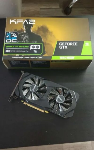 Лот: 20552082. Фото: 1. Видеокарта KFA2 GeForce GTX 1660... Видеокарты