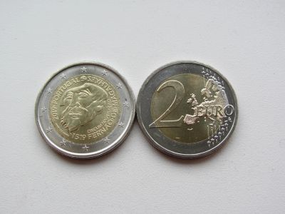 Лот: 13889818. Фото: 1. Португалия 2 евро 2019 " Магеллан... Европа