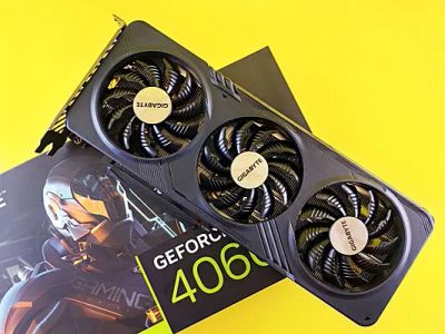 Лот: 22529815. Фото: 1. Gigabyte gaming oc rtx 4060ti... Видеокарты