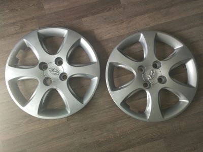Лот: 13904967. Фото: 1. Колпаки R15 Hyundai Solaris 2... Колпаки