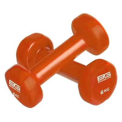 Лот: 24535324. Фото: 1. Гантели Bronze Gym виниловые... Гантели