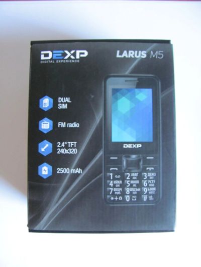 Лот: 12520556. Фото: 1. Сотовый телефон DEXP Larus M5. Кнопочные мобильные телефоны