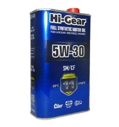 Лот: 16327290. Фото: 1. Масло моторное Hi-Gear SAE 5W-30... Масла, жидкости