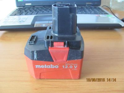 Лот: 5981019. Фото: 1. Аккумулятор Metabo 12.0В 1.7Ач... Запчасти