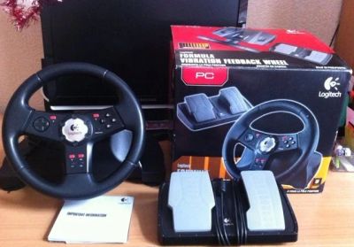Лот: 10088522. Фото: 1. Руль Logitech Formula Vibration... Рули, джойстики
