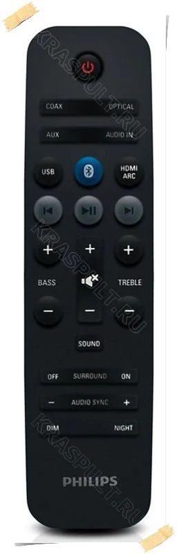 Лот: 15906969. Фото: 1. Пульт PHILIPS HTL2163B, HTL3140B. Пульты ДУ