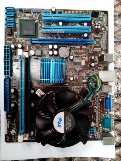 Лот: 4409441. Фото: 1. Тройка системная ASUS P5G41T-M... Материнские платы