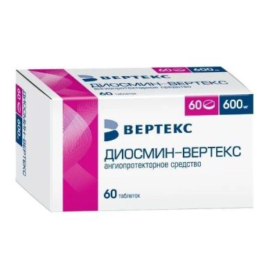 Лот: 23990146. Фото: 1. Диосмин Вертекс таб.п о плен... Лекарства
