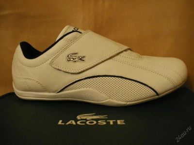 Лот: 5930808. Фото: 1. Кроссовки кожа Lacoste р.42eur41... Кеды, кроссовки, слипоны