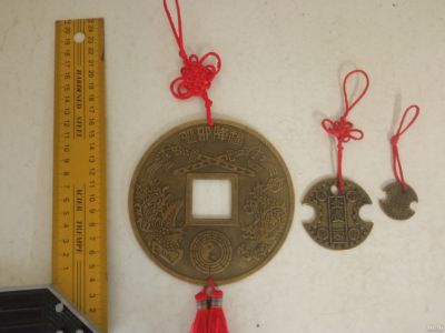 Лот: 17379256. Фото: 1. Медальон латунь фэн-шуй Китай. Талисманы, амулеты, предметы для магии