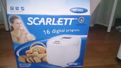 Лот: 5314045. Фото: 1. Хлебопечка Scarlett sc-400. Кухонная
