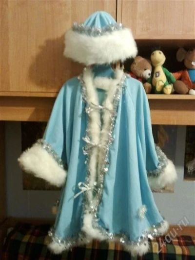 Лот: 1401552. Фото: 1. Новогодний костюм "Снегурочка... Детские карнавальные, праздничные костюмы