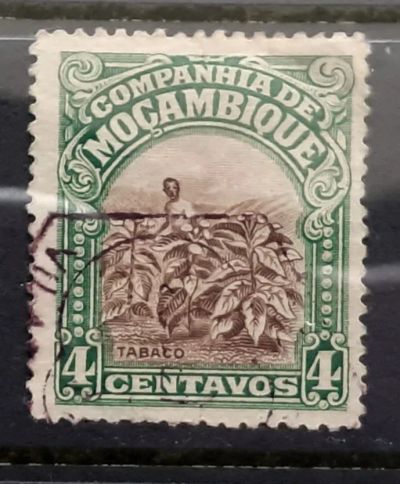 Лот: 25050065. Фото: 1. Марка. Мозамбик. 1918 г. Марки