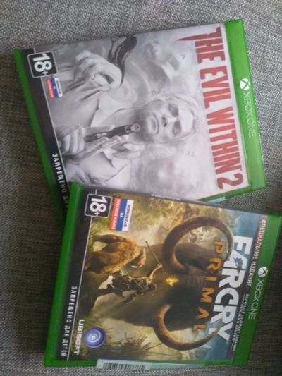 Лот: 16699758. Фото: 1. Far cry primal ,the evil within... Игры для консолей