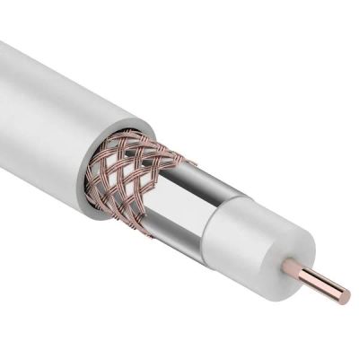 Лот: 24511535. Фото: 1. Кабель Rexant коаксиальный, RG-6U... Провода, кабели