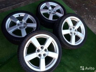Лот: 15845183. Фото: 1. Диски литые R18х7J ET38 MMC Outlander... Диски