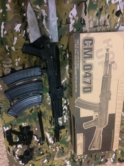 Лот: 8743919. Фото: 1. Страйкбольный привод АК 105 Cyma... Пейнтбол, страйкбол