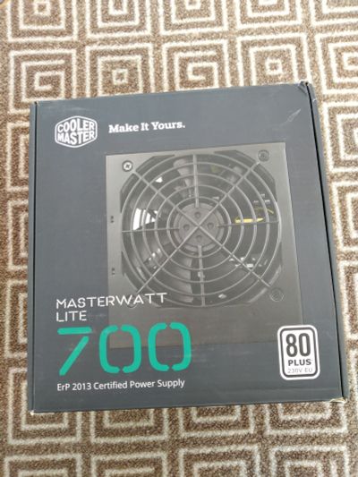 Лот: 19065697. Фото: 1. Блок питания CoolerMaster MasterWatt... Корпуса, блоки питания