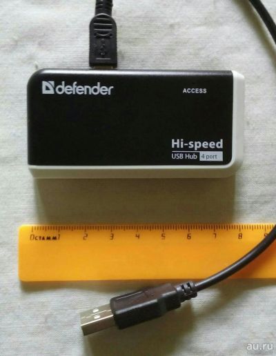 Лот: 15110005. Фото: 1. Юсб-хаб 4 порта Defender USB Hub. USB хабы