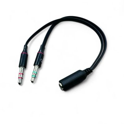 Лот: 25796473. Фото: 1. КАБЕЛЬ CE 3.5 jack(F)-2x3.5 jack... Шнуры, кабели, разъёмы