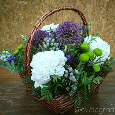 Лот: 6870199. Фото: 1. Козина с цветами № 295 Доставка... Свежие цветы