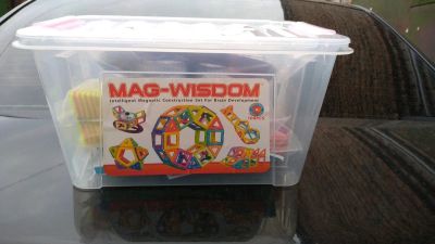 Лот: 14207415. Фото: 1. Магнитный конструктор Mag-Wisdom... Конструкторы