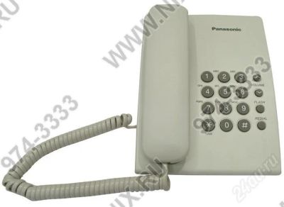 Лот: 690062. Фото: 1. Телефон PANASONIC KX-TS2350RUW. Проводные телефоны