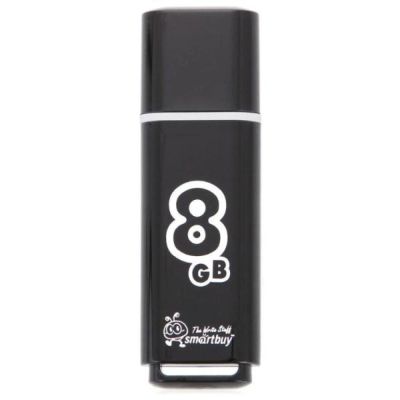 Лот: 12149549. Фото: 1. Флешка USB 2.0 8Gb SmartBuy Glossy... USB-флеш карты