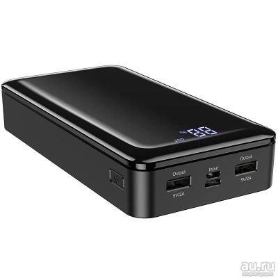 Лот: 17838431. Фото: 1. ЗУ Borofone BJ8 30000 mAh черный... Внешние, портативные аккумуляторы для смартфонов (Power bank)