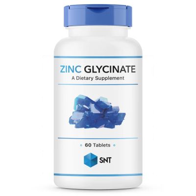 Лот: 18820431. Фото: 1. SNT Zinc Glycinate 50 мг. 60 таб... Спортивное питание, витамины