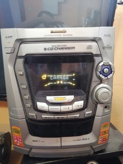 Лот: 20593644. Фото: 1. Магнитофон Panasonic. Музыкальные центры, магнитолы