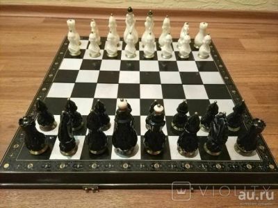 Лот: 18244020. Фото: 1. Шахматы из Ссср костяные. Шахматы, шашки, нарды