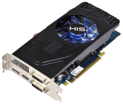 Лот: 3097901. Фото: 1. HIS Radeon HD 5770 850Mhz PCI-E... Видеокарты