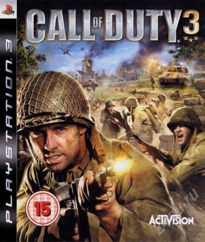 Лот: 494817. Фото: 1. Call of Duty 3 для PS3 (Playstation... Игры для консолей