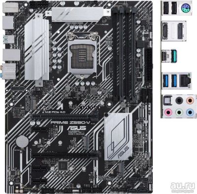 Лот: 18473550. Фото: 1. Asus PRIME Z590-V-SI 90MB17I0-M0ECY0. Материнские платы