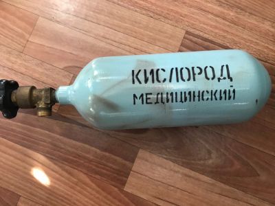 Лот: 17792427. Фото: 1. Кислородный баллон медицинский. Оборудование для газосварки, резки