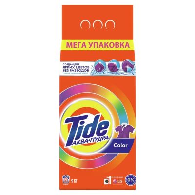 Лот: 25062762. Фото: 1. Стиральный порошок Tide, 9 кг... Бытовая химия