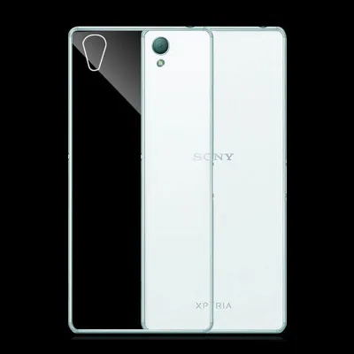 Лот: 6311965. Фото: 1. Силиконовый чехол Sony Z3 Прозрачный... Чехлы, бамперы