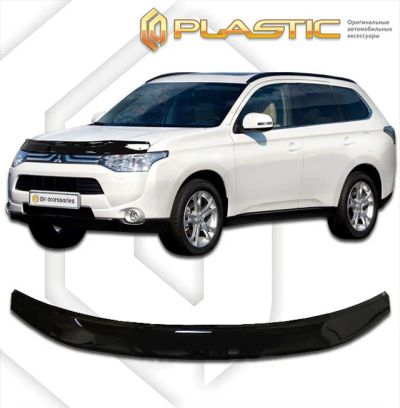 Лот: 13007633. Фото: 1. Дефлектор капота Mitsubishi Outlander... Детали тюнинга