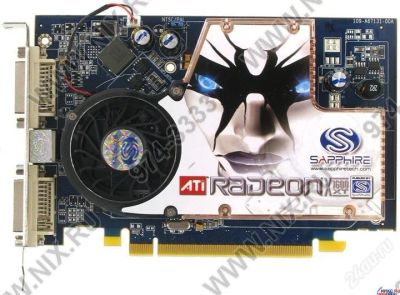 Лот: 2180262. Фото: 1. pci-e sapphire x1600xt 256mb ddr3... Видеокарты