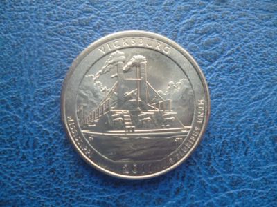 Лот: 11299409. Фото: 1. 25 центов 2011 года (квотер) Национальный... Америка