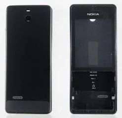 Лот: 9185496. Фото: 1. Корпус Nokia 515 Dual Черный. Корпуса, клавиатуры, кнопки