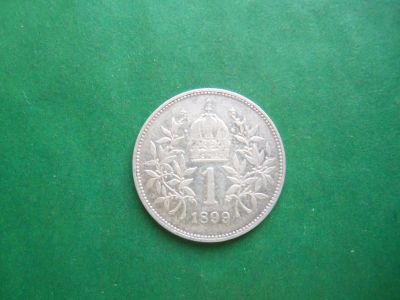 Лот: 21732885. Фото: 1. Австрия 1 крона 1899 г. серебро... Германия и Австрия