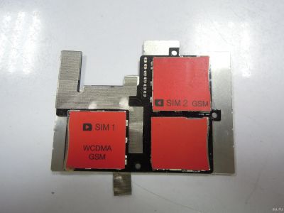 Лот: 12983625. Фото: 1. Шлейф с сим-коннекторами HTC Desire... Шлейфы, разъёмы