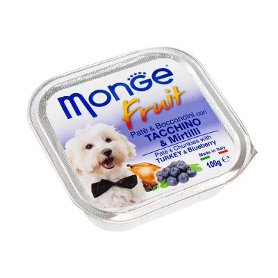 Лот: 10400322. Фото: 1. корм Monge Fruit Для Собак Паштет... Корма