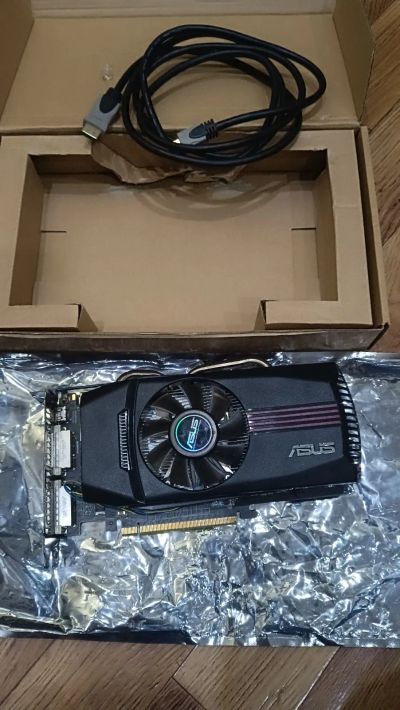 Лот: 25708660. Фото: 1. Видеокарта asus gtx 650 1 gb. Видеокарты
