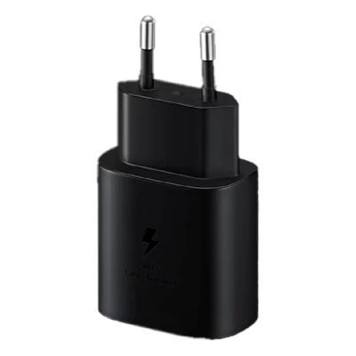 Лот: 22194837. Фото: 1. Сетевой блок Samsung 45 W черный... Зарядные устройства, блоки питания, адаптеры сетевые для смартфонов